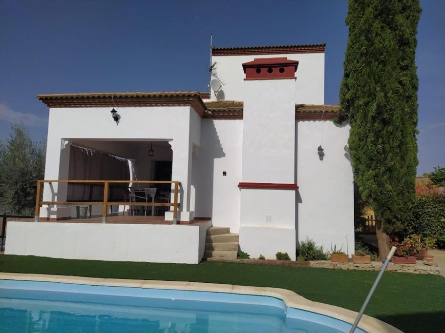 Agradable Casa Con Piscina En La Serrania. Arriate Esterno foto